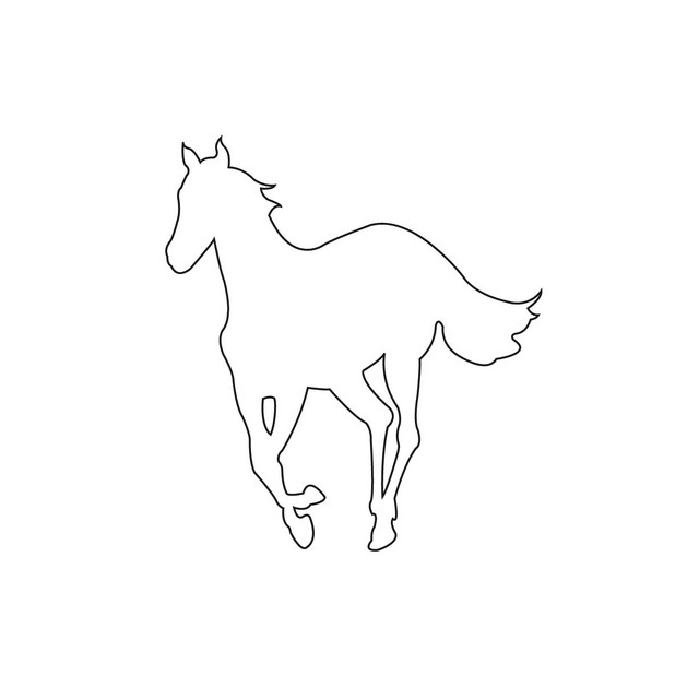 Picture of an outline of a horse