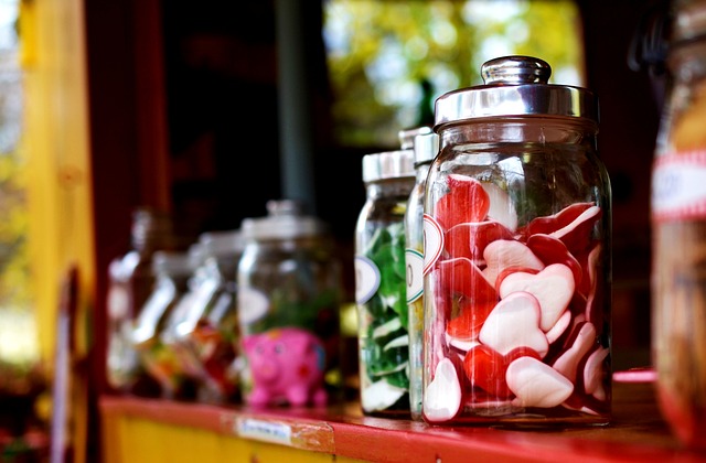 Jars of candy