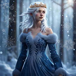 click to see how i made this picture of the frozen princess