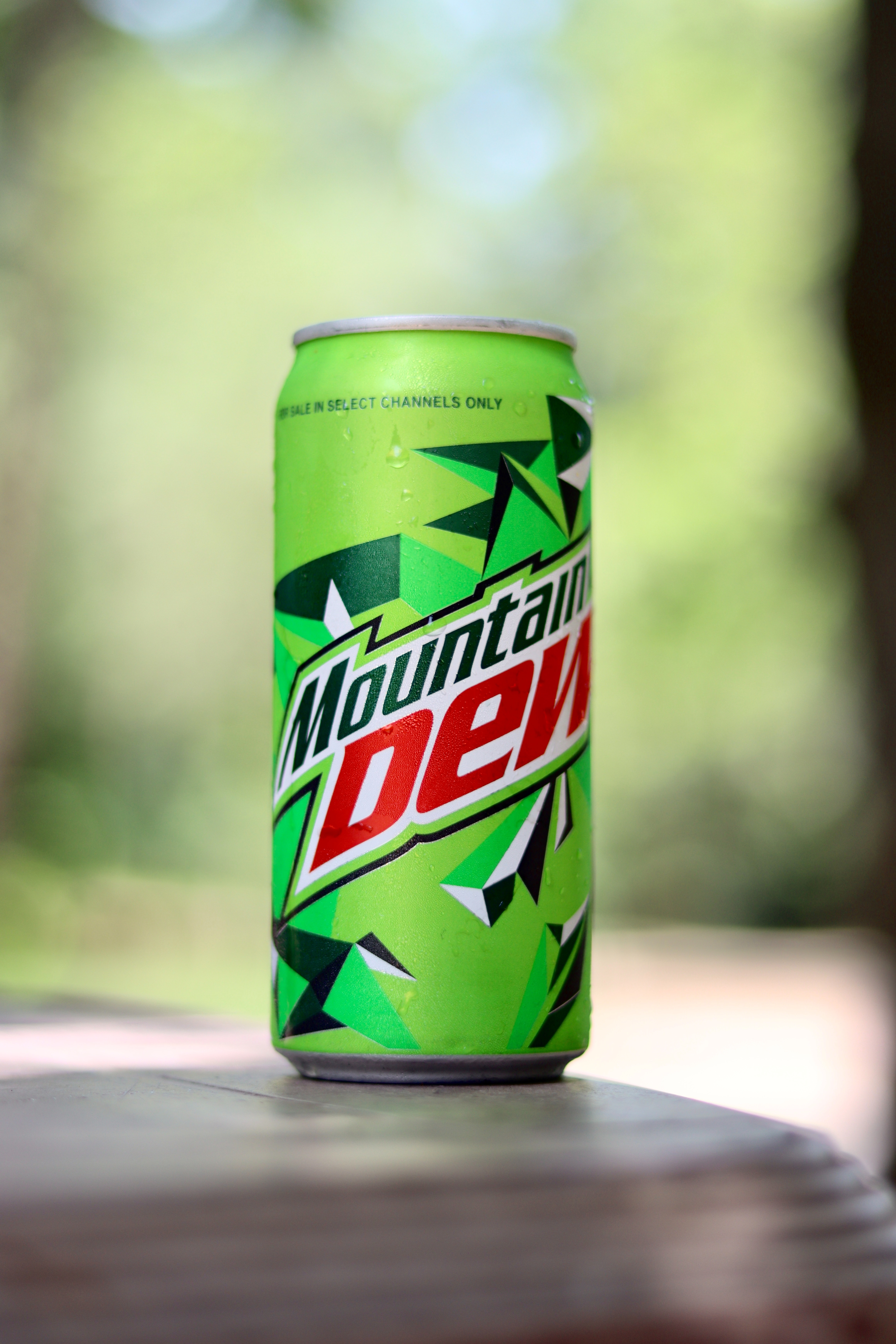 A can of mountain dew